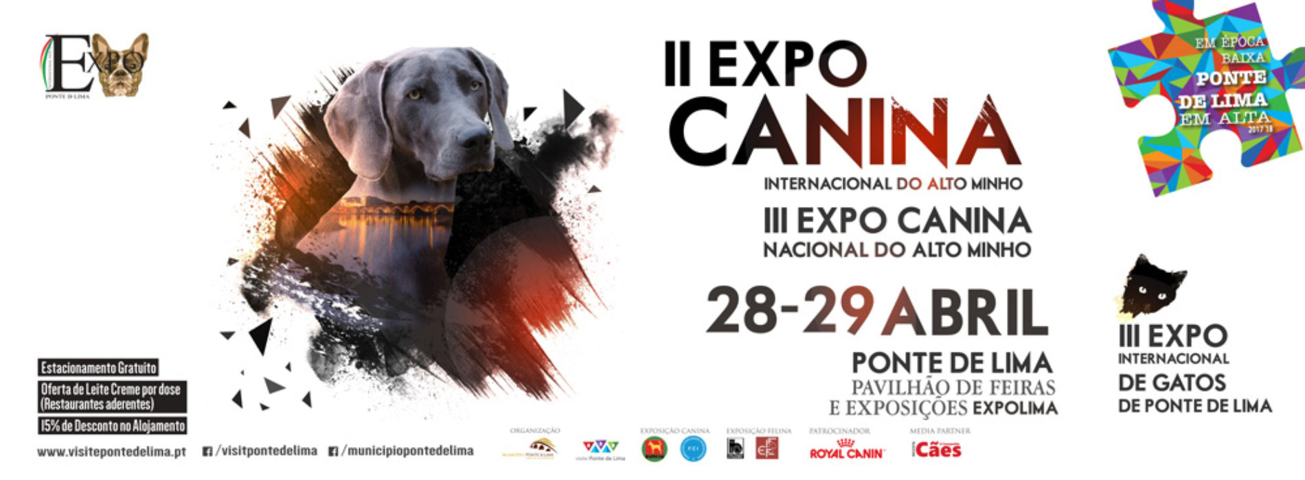 Exposições caninas: II exposição canina Ponte Lima